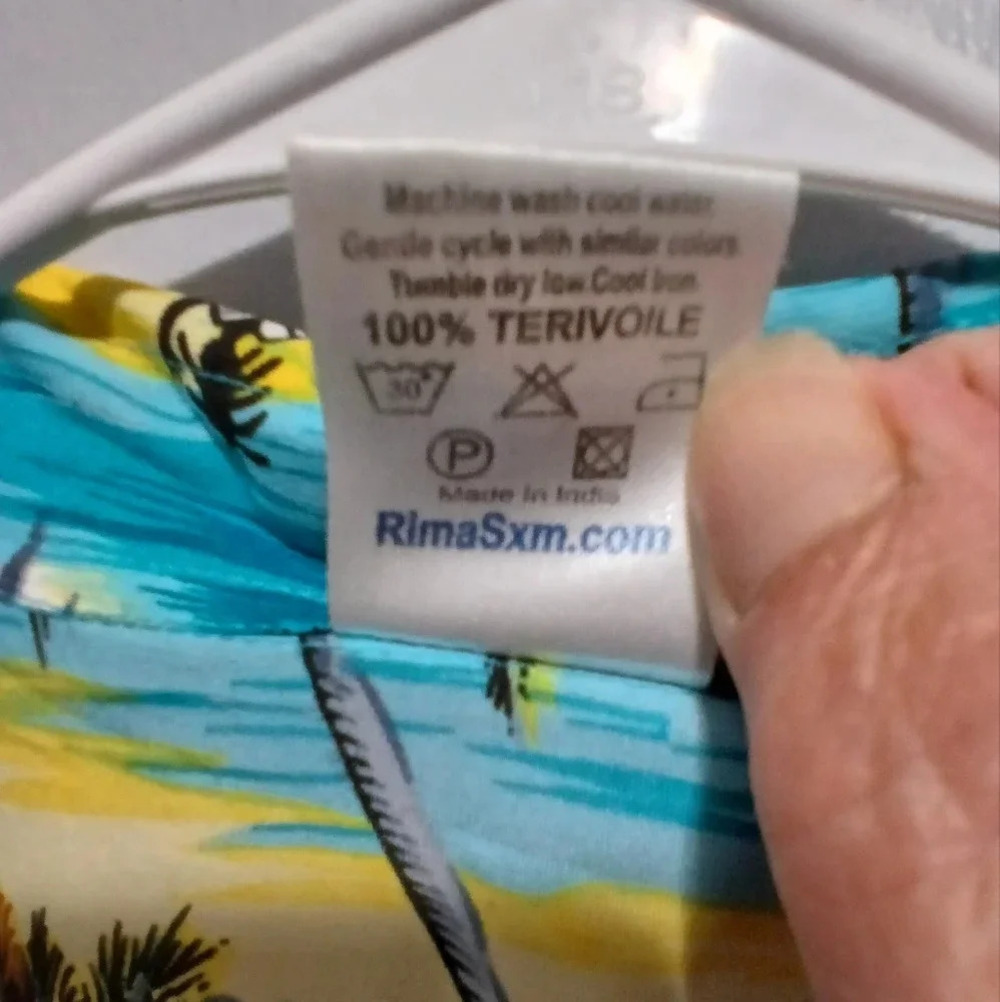 Rima Caribbean Short Sleeve Shirt Mens XL Resortwear Tropical Vacation - Picture 5 of 7